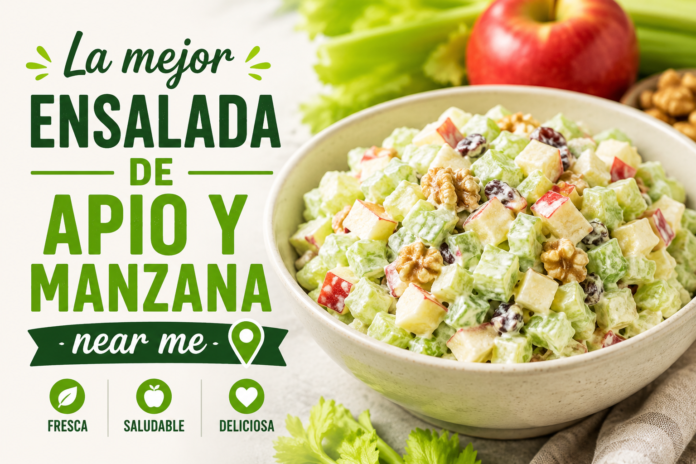 best ensalada de apio y manzana near me