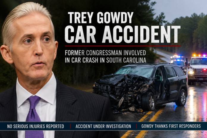Trey Gowdy Car Accident