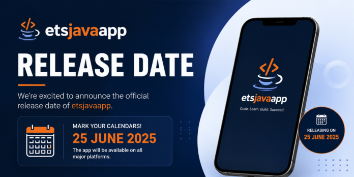 ETSJavaApp Release Date